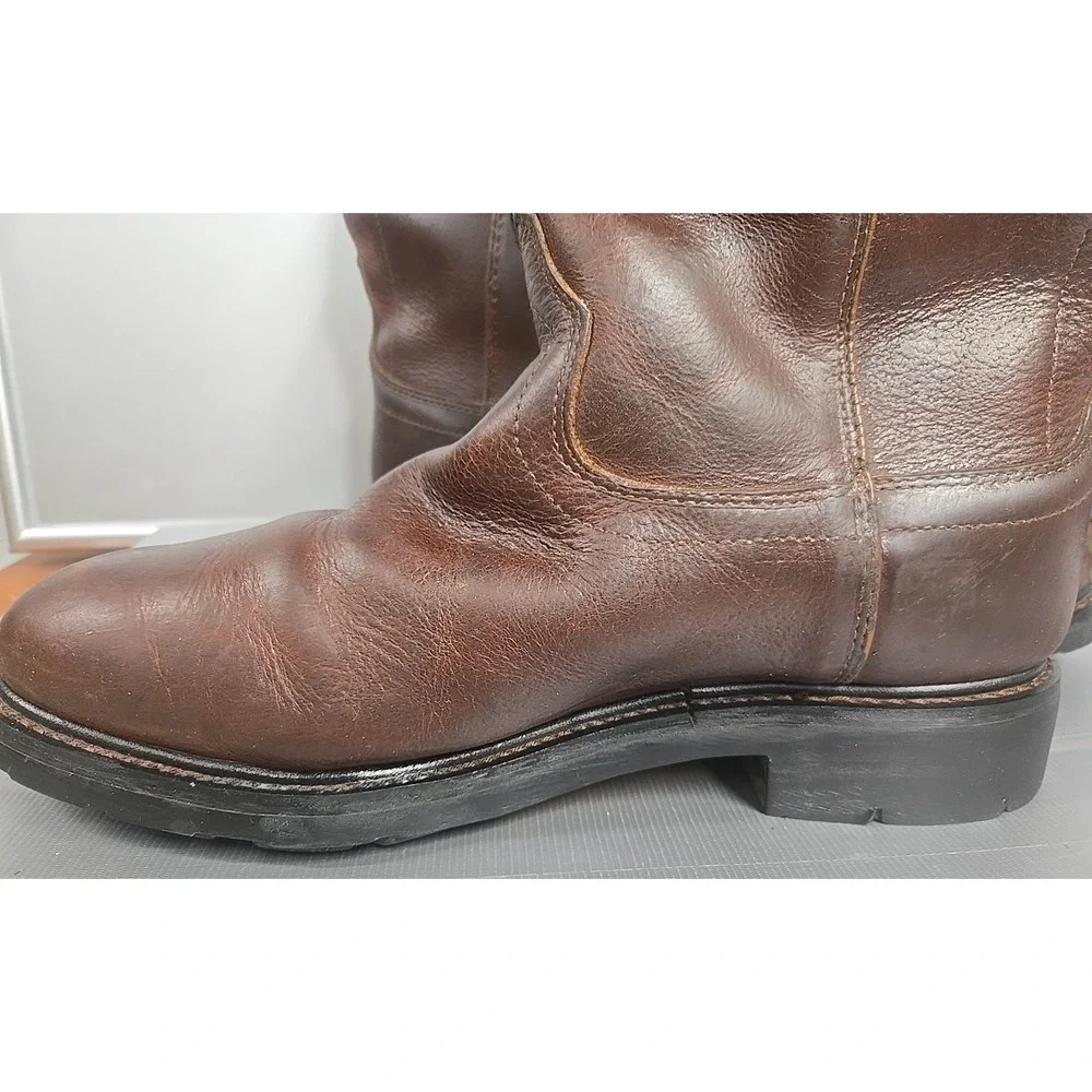 ARIAT ATS Boots Motorcycle Biker Riding Leather Engineer Brown 13 D